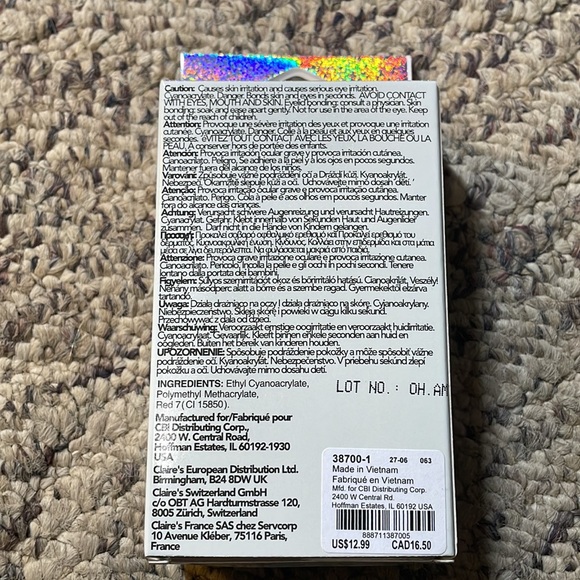 Claire’s 3 pack of nails! - Picture 3 of 7